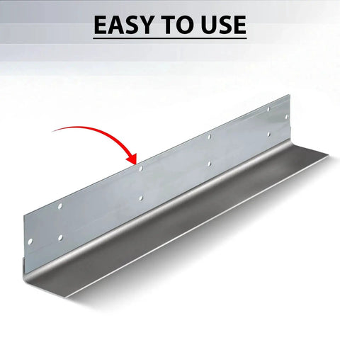 24 Inch Folding Steel Sheet Metal Bender For HVAC Ductwork, Beefy, Heavy Duty Folding Tool shown from side view.