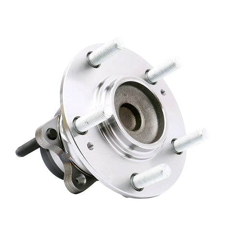 Rear Wheel Bearing Hub Assembly Set Of 2 For 2010 2013 Kia Forte, 2010 2013 Kia Koup, 2012 2013 Kia Forte5 Left Or Right Side, 5 Lug Replaces 512436 HA590397 BR930835 051-6377 527, close-up view