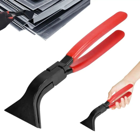 45 Degree Sheet Metal Bender Hand Seamer with Non Slip Grip Heavy Duty High Carbon Steel Pliers for HVAC Duct Roofing