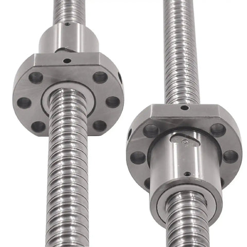 SFU1605 Ball Screw With Anti Backlash Nut For CNC Linear Motion, 400mm Length, 16mm Diameter, 5mm Lead, Standard End Machining, BK12 BF12 Ready