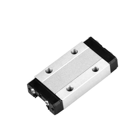 350mm Linear Sliding Rail Guide With MGN9H Carriage Block for 3D Printers CNC Machines, stainless steel, black finish