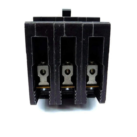 Front view of Heavy Duty 480Y 277V 25A Miniature Circuit Breaker Model EDB34025 for real world panel protection.
