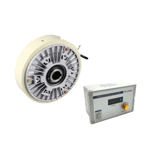 Hollow Shaft Magnetic Powder Brake 24V Heavy Duty Tension Controller Kit For Printing And Dyeing Machines 6 To 100 Nm Torque 1000 RPM