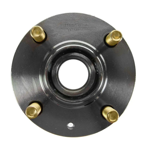 Front view of Wheel Hub And Bearing Assembly Direct Fit Plug And Play 4 Lug Rear Left And Right For Mitsubishi Lancer 2.0L 2002 2007 And 2.4L 2004 2006 MR493619 538 58921 ABS Sensor Not Included
