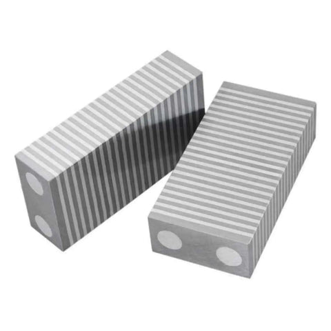 1 Inch By 2 Inch By 4 Inch Magnetic Chuck Parallels Set One Pair For Magnetic Chucks Aluminum Cast Blocks Nonmagnetized Induction Parallels