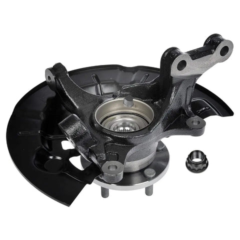 Left Front Steering Knuckle And Wheel Bearing Hub Assembly For 2012 Through 2017 Toyota Camry One Piece Replacement visible