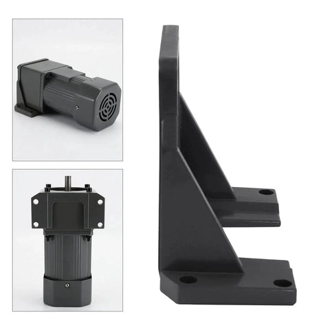 Heavy Duty Aluminum Adjustable Gear Reducer Motor Mount Bracket For Mini Motors 180W To 370W Easy Install With Pre Drilled Holes
