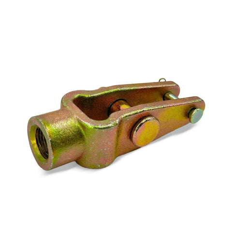 Four Piece Slack Adjuster Double Pinned Straight Clevis Pin Kit With Pins Five Eighths Inch Threaded For Air Brake Chambers