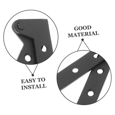 Heavy Duty Rotatable Hidden Door Hinges 2 Pack for Cabinets, Secret Doors and Bookcases Concealed Pivot Hinges close-up view.