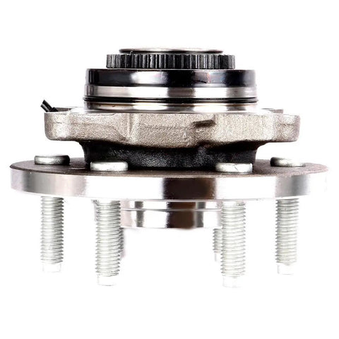 Front view of Front Wheel Hub Bearing Assembly 515142 For Ford Expedition 2011 2014 For Ford F150 2011 2014 For Lincoln Navigator 2011 2014 6 Lug Wheel Hubs With ABS Sensor 1 Piece Ready To Roll.