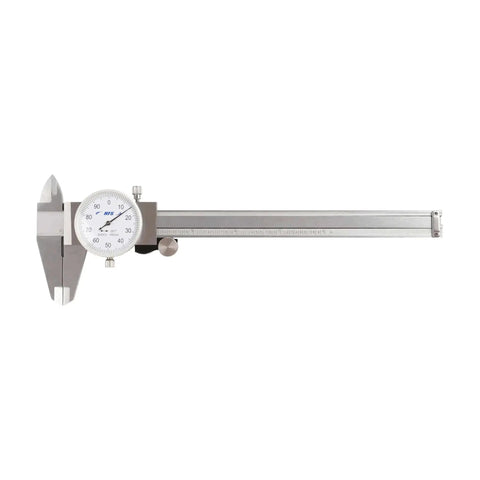 0 To 6 Inch Imperial Dial Calipers With Four Way Measurements, 0.001 Inch Precision, Shock Proof Stainless Steel Caliper, side view