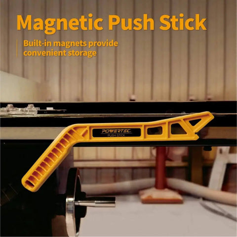 Deluxe Push Stick Set For Table Saws And Router Tables Two Pack With Magnetic Push Stick And L Shaped Push Stick Ergonomic Handles