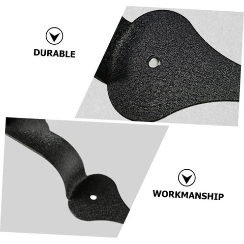 Premium Door Hinges Set For Garage And Shed Built To Last Gatuida Heavy Duty with focus on textured design and durability labels