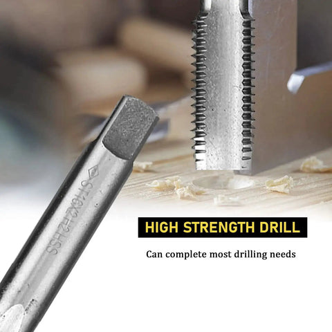 Close-up of Beefed Up Thread Repair Kit For Damaged Threads M16x2 With Stainless Steel Inserts showing high strength drill.