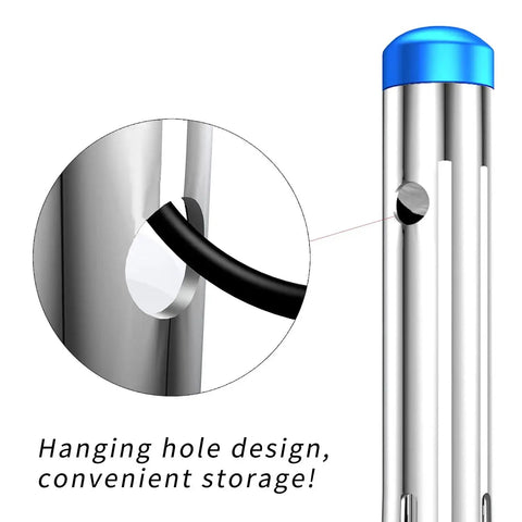 Close-up of the Press In Bearing Removal Tool for Bicycle Bottom Bracket BB86 PF30 BB92, showing hanging hole for convenient storage.