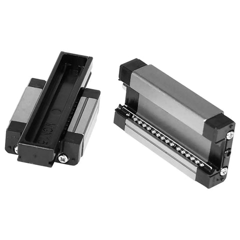 MGN12 Linear Rail Kit 150mm 5.91 Inches 4 Pack With MGN12H 12mm Carriage Blocks, bearing steel components for precise DIY CNC and 3D printer use.