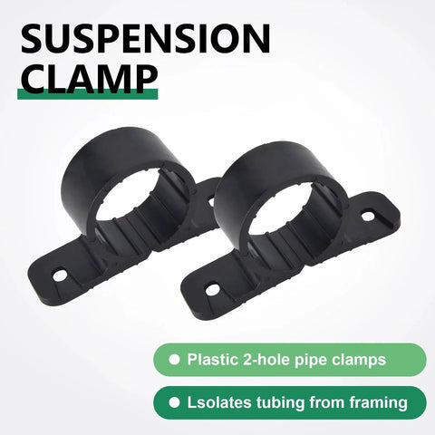 Heavy Duty 50 Pack Half Inch Pipe Clamps For PEX Copper And CPVC Fits Plumbing And HVAC Push To Seal No Solder Design Frost And Corrosion Resistant By Tavonuxt