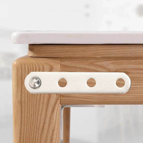 360 Degree Door Pivot Hinge Set For Furniture Cabinets installed on wooden surface