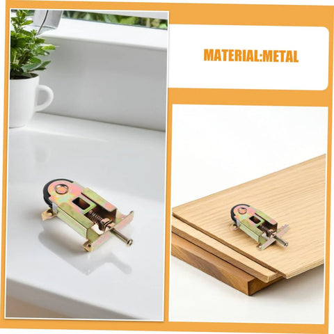 2 Pack Sliding Door Roller Replacement Kit For Closet And Wardrobe Doors, Height Housing, displayed on bathroom surface