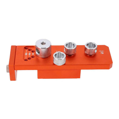 Integrated Aluminum Profile Drill Jig For Automated Assembly Lines, Time-Saving Tool With Anodized Finish, Pro-Grade Aluminum Alloy