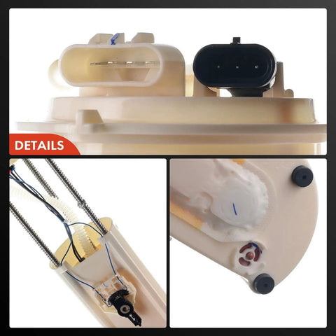 Close-up of Electric Fuel Pump Module Assembly with Pressure Sensor for 1996 Chevrolet Blazer, GMC Jimmy, Oldsmobile Bravada SUVs.