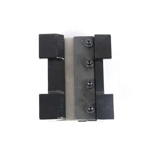 Top view of Magnetic Vise Mount Metal Brake Bender for DIY metalworking, 4-inch quick release for 14 gauge steel and 2mm aluminum bending.