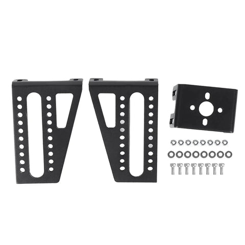 Lightweight Aluminum RC Motor Mounting Bracket for Small Model Aircraft Removable Bracket Stand with installation accessories.