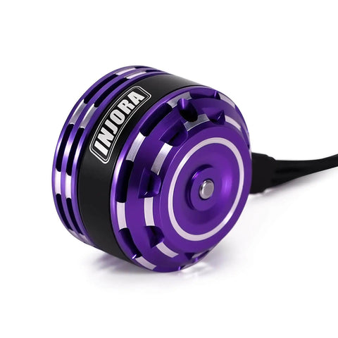 Fat Viper 2204 2400KV Brushless Outrunner Motor With Mount For 1 By 24 RC Crawler Axial SCX24 Upgrade, close-up side view
