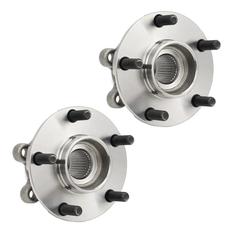 Front Wheel Hub Bearing Assembly For Nissan Altima Maxima Pathfinder QX60 QX50 Murano JX35 With 5 Lug Two Piece Set Replacement Direct Fit OEM Style