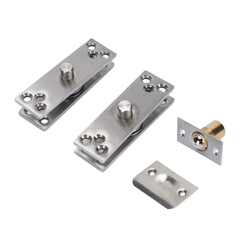 Hidden Door Hinge With 360 Degree Pivot, Heavy Duty Stainless Steel Concealed Hinge For Secret Doors, Bookcase And Murphy Beds
