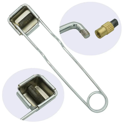 Single Flint Torch Lighter Kit For Welding And Cutting Pack Of 2 with 20 Spare Flint Replacements; metal construction, tool close-ups