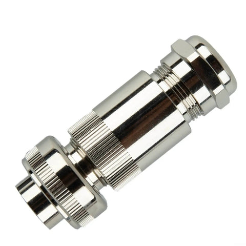 7-Pin Proportional Valve Connector for Hydraulic Valves, Full-Metal Housing, IP67 Sealed Female DIN EN 175201-804 Interface