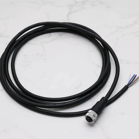 M12 5 Pin Straight Aviation Connector Cable Female To Female Waterproof Sensor Cable For Industrial Automation Control