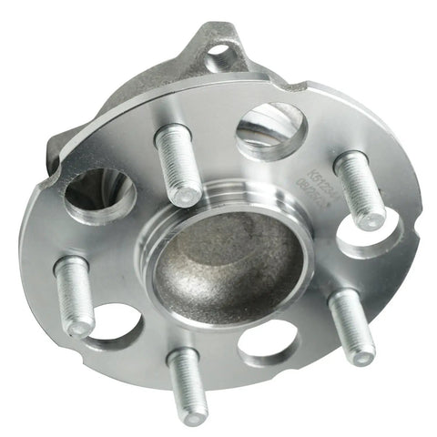 Front view of Pair Rear Wheel Bearing And Hub Assemblies For Honda CRV 2007 Through 2011 Crosstour 2010 Through 2015, 5 Lug With ABS