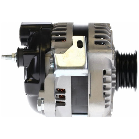 Side view of Remanufactured 12V 150A Dope Alternator For Hyundai Genesis 3.8L 2012, Santa Fe 3.3L 2013 To 2018, Kia Sorento Sedona