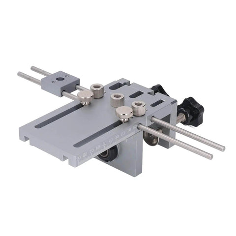 Self Centering Dowel Jig Kit With Quick Release Clamp And Aluminum Drill Guide For Woodworking And Furniture Assembly DIY Projects 600mm Included