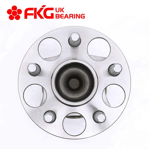 Top view of Rear Wheel Bearing Hub Assembly Pair For 2006 2014 Toyota Yaris And 2012 2015 Prius C, 4 Lug, OE Quality