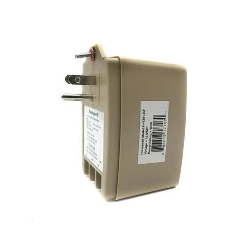 Side view of 1361-GT Low Voltage Transformer 16.5V AC 40VA 2.4A Output Open Box Plug And Play Ready For HVAC Control Panels Replacement