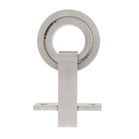 Bearing Roller Top Mount Barn Door Hardware Kit In Stainless Steel 78 Inch Track System For Super Smooth Sliding Doors