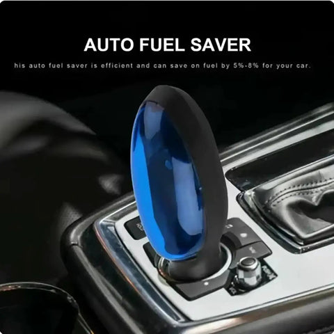 Plug And Play Gas Saver For Cars And Trucks Portable Fuel Economy Device 2 Pack installed in vehicle console.