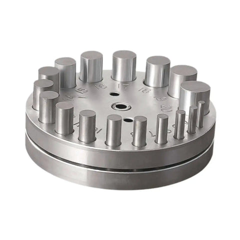 Round Disc Cutter Set Manual Round Punch Heavy Duty Coin Punch Tool for jewelry making and metal forming die, compact design
