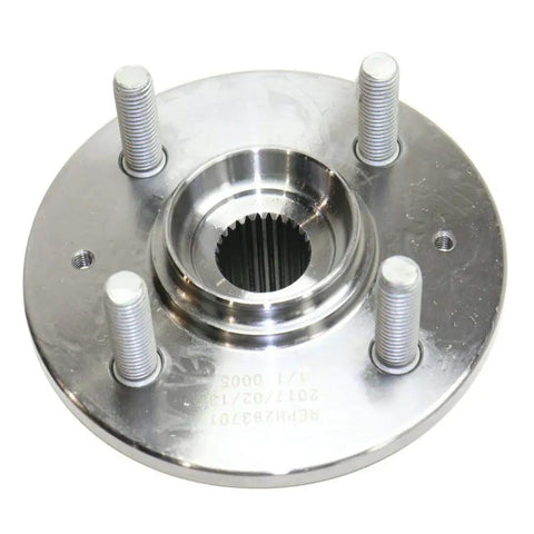Front Wheel Bearing And Hub Assembly With 4 Lugs For Honda Civic 2001 Through 2005 - Low Runout Precision Wheel Hub With Quad Lip Seal For Long Bearing Life, 2 Piece Set, Model 930-456