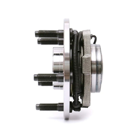 Side view of Front Wheel Hub Bearing And Assembly For 2006 2008 Ram 1500 Crew Cab With 5 Lug 4 Wheel ABS Direct Fit Replacement