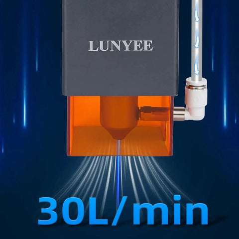 Air Assist Pump Kit For Laser Cutter And Engraver With Adjustable 30 Liters Per Minute Flow Keeps Smoke And Dust Out