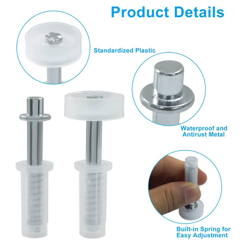 Bi Fold Door Top Roller Guide Kit With Spring Loaded Wheels And Pivots DIY Friendly Closet Door Hardware shown with plastic and metal parts