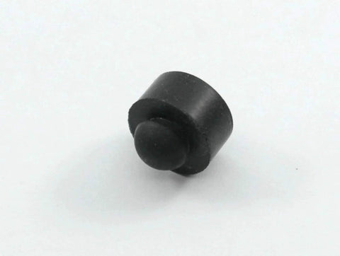 Push-In Rubber Bumper With Tight-Grip Stem Fits A One Quarter Inch Hole Bumper Diameter One Half Inch Height One Quarter Inch
