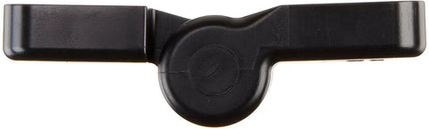 Detent Hinge With Holes For Cabinets 50mm Leaf Height 60mm Open Width 5 Lb In Torque Black Keeps Doors At Four 90 Degree Stops