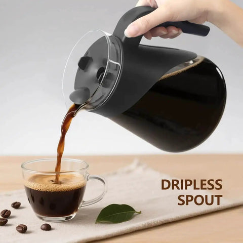 60 Oz Glass Coffee Carafe Replacement For Ninja Coffee Makers, Heat Resistant Borosilicate Glass, 12 Cup Capacity, pouring coffee
