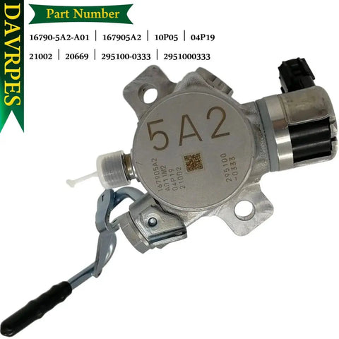 High Pressure Fuel Pump Replacement Beefed Up For Honda Accord 2013 2014 And Acura TLX 2015 2016 Two Point Four L Engine OE Comparable Quality Easy Install Reliable Fuel System Performance Durable Unit Plug And Play Fit.