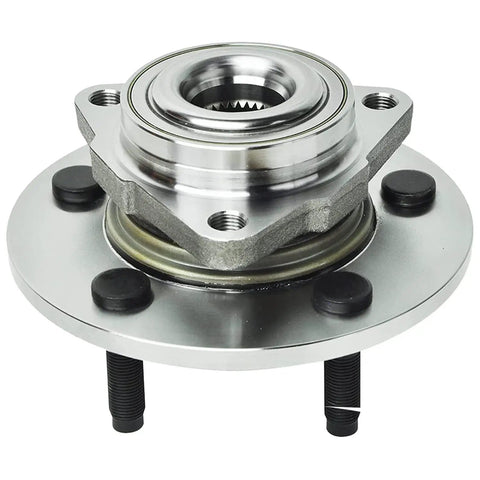 Front view of Front Wheel Bearing Hub Kit For 2006 2007 2008 Dodge Ram 1500 5 Lug With Two Hub Assemblies Plug And Play Front